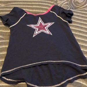 Girls cowboys tee